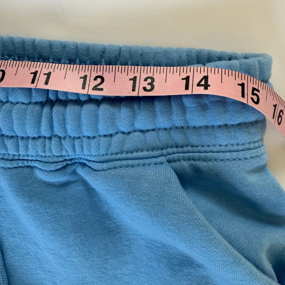 Ed Hardy Flower Skulls Powder Blue Women’s Sweatpants Medium Graphic Print Y2K - Picture 12 of 13